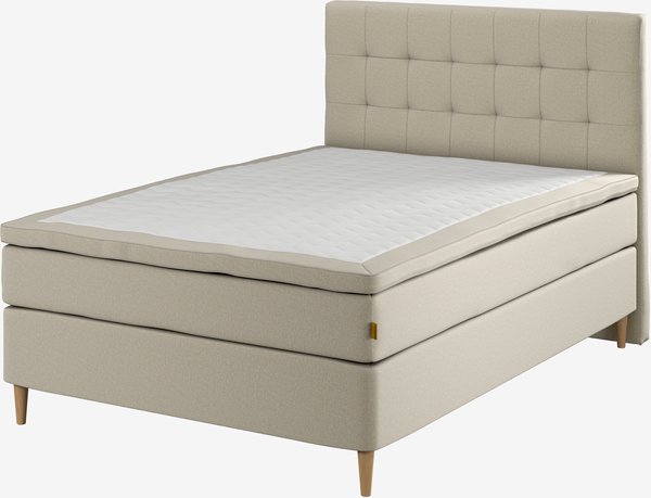 Boxspring 140x200 GOLD C75 latex zand-91