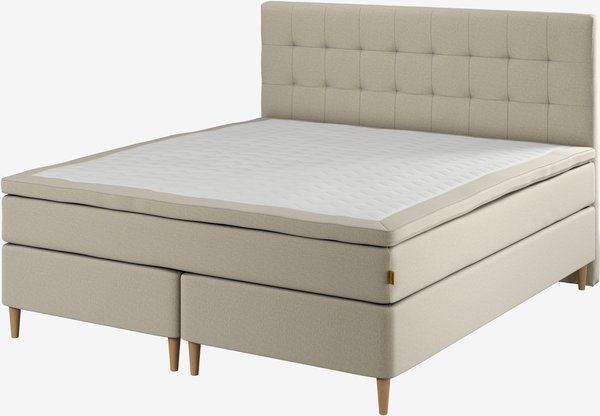 Sommier tapissier 150x200 GOLD C75 latex Sable-91