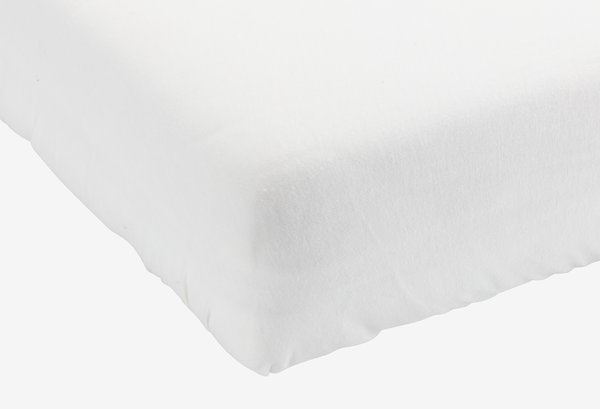 Jersey Fitted sheet JETTE 60x120x15 Junior white