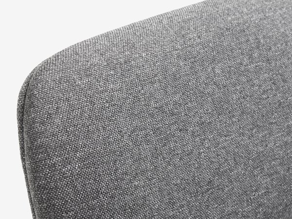 Sedia da scrivania MULDBJERG tessuto grigio scuro/nero