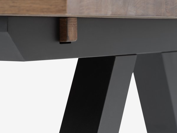 Tavolo SANDBY 100x210 rovere scuro