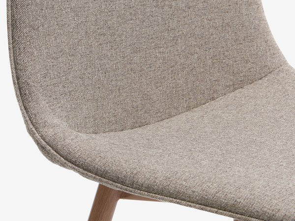 Silla de comedor BISTRUP arena/roble