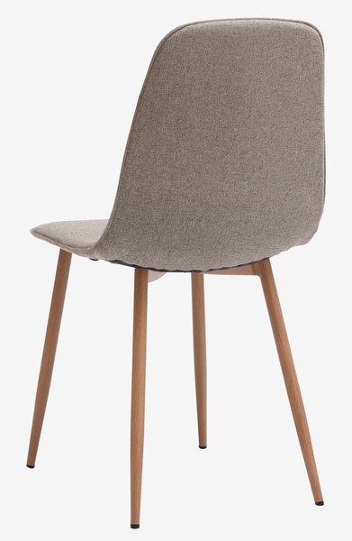 Silla de comedor BISTRUP arena/roble