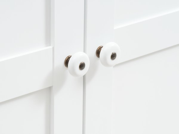 Garderobeskab FREDENSBORG 140x200 hvid
