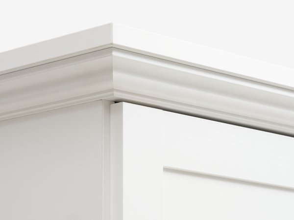 Garderobeskab FREDENSBORG 140x200 hvid