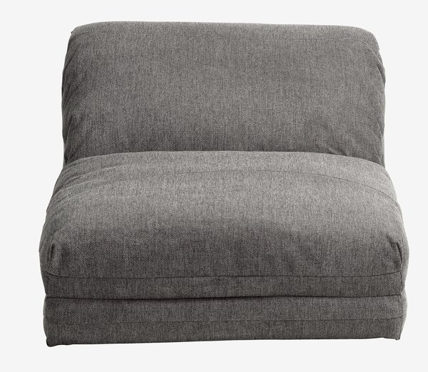 Poltrona letto VEGGER tessuto grigio