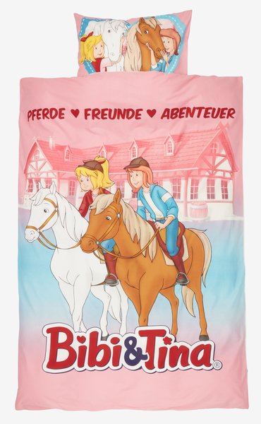 Bettwäsche BIBI & TINA 135x200 pink