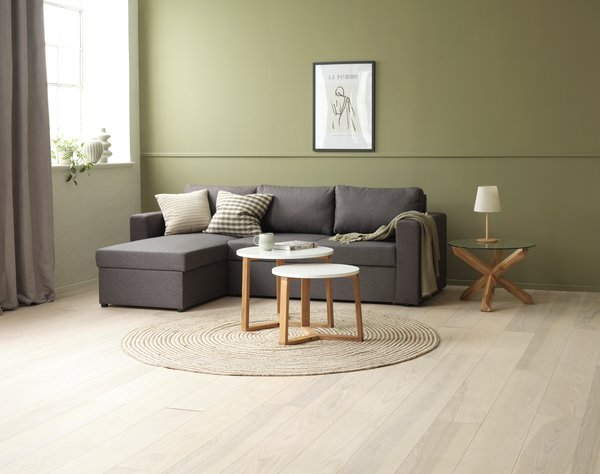 Garnitura sa lenjivcem MARSLEV tamno siva