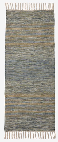 Teppich KUBJELLE 65x160 grün/blau