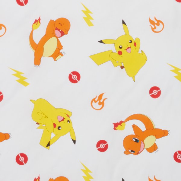 Parure de lit POKEMON 140x200 jaune