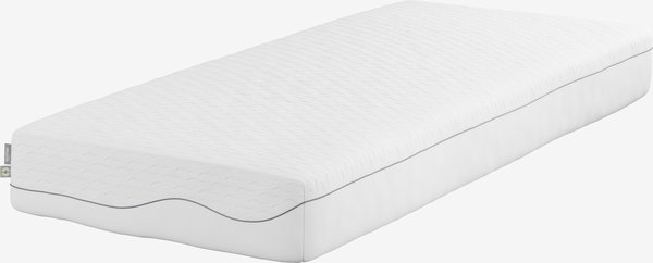 Matelas en mousse 90x210 GOLD F85 blanc