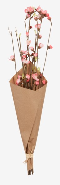 Buchet artificial HANS 55cm roz