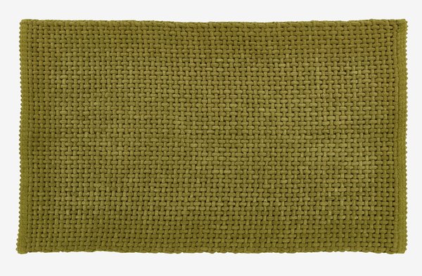 Tapis de bain NOLVIK 70x120 vert pomme KRONBORG