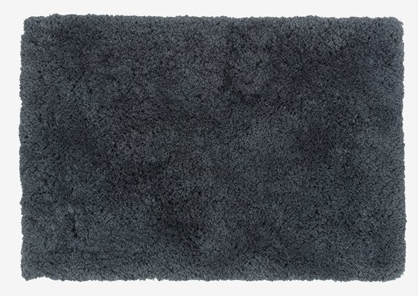 Bath mat SANDVIKEN 60x90cm grey microfibre KRONBORG