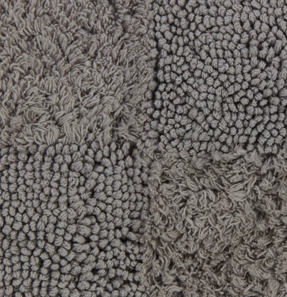 Tappeto da bagno RYDBO 50x80 cm cotone grigio KRONBORG
