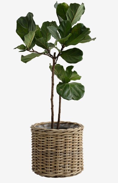 Plantenbak SEGLA Ø50xH45cm rotan naturel