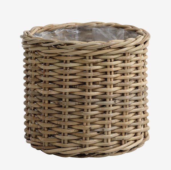 Planter basket SEGLA D50xH45 rattan natural
