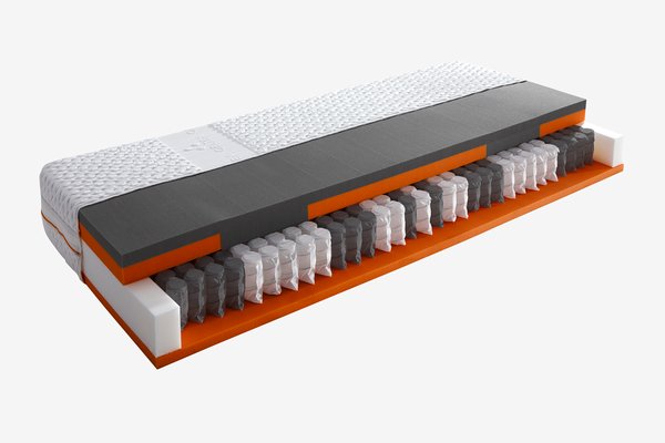 Matelas à ressorts 140x200 SEMBELLA S450 très souple