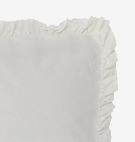Parure de lit ELMA coton lavé 240x220 blanc
