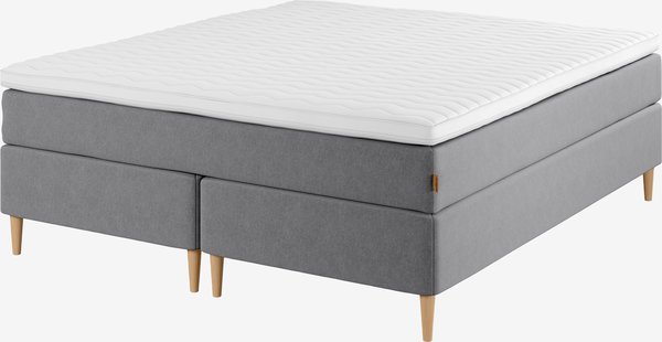 Boxspring 150x200 GOLD C30 grijs-23 DREAMZONE