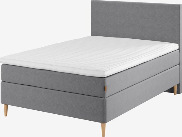 Boxspring 140x200 GOLD C30 grijs-23 DREAMZONE