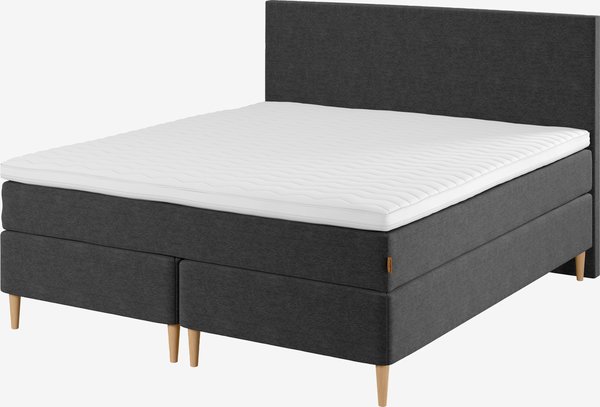 Boxspring 160x200 GOLD C30 grijs-40 DREAMZONE