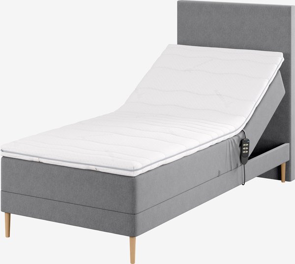 Elektrisch bed 90x200 GOLD E35 grijs-23