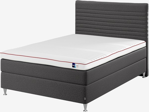 Boxspring 140x200 TEMPRAKON LYA grijs-47