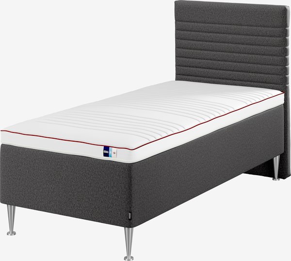 Sengegavl 90x120 TEMPRAKON VAI grå-47 DREAMZONE