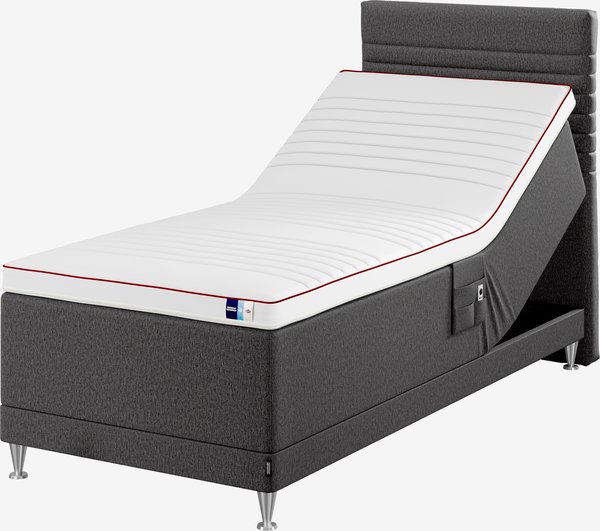 Elektrisch bed 90x210 TEMPRAKON ULA grijs-47