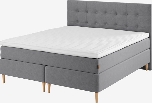 Boxspring 150x200 GOLD C30 grijs-23 DREAMZONE