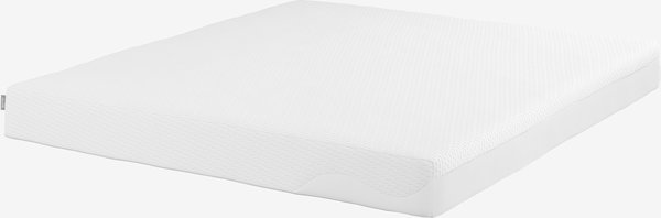 Matelas en mousse 160x200cm WELLPUR GLOMMA GF30 blanc