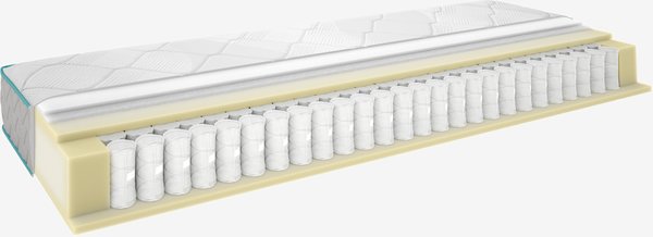 Matelas à ressorts 90x190cm MERINOS S200