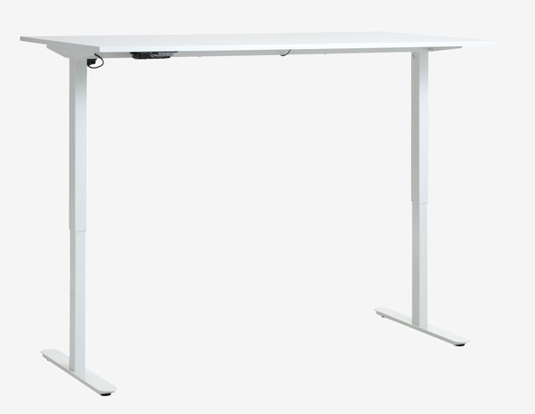 Height adj. desk SVANEKE 70x140 white