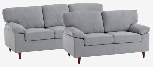 Sofa GEDVED 3-seater light grey