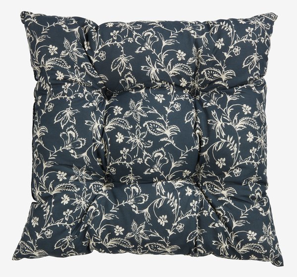 Coussin de chaise SELJE 40x40x8 bleu foncé