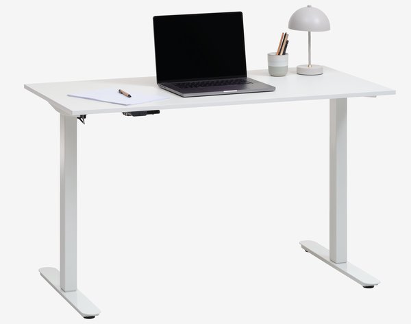 Height-adjustable desk SVANEKE 60x120 white