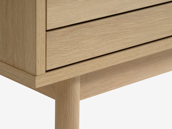 Sideboard HALMBY 3 Türen eichefarben