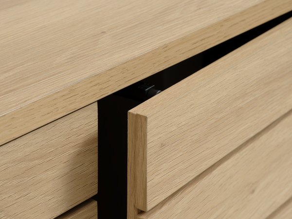 Sideboard HALMBY 3 Türen eichefarben