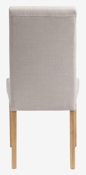 Dining chair TUREBY beige fabric