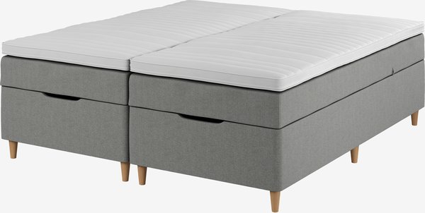 Boxspring 180x200 GOLD C40 grijs-31