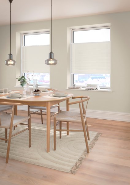 Verdunkelungsplissee HVEN 75x130cm weiss up/down