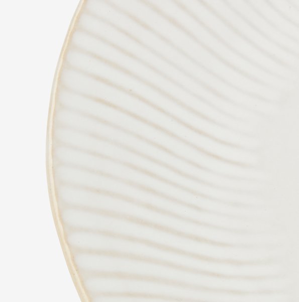 Plato STEFFEN Ø21cm cerámica blanco