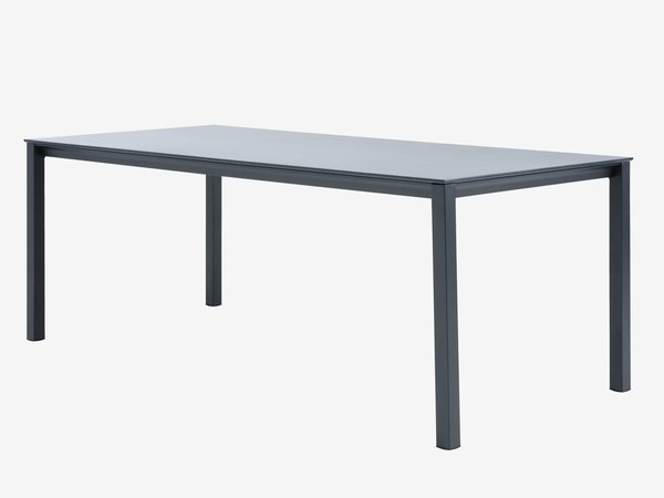 Baštenski stol LANGET Š95xD207 crna