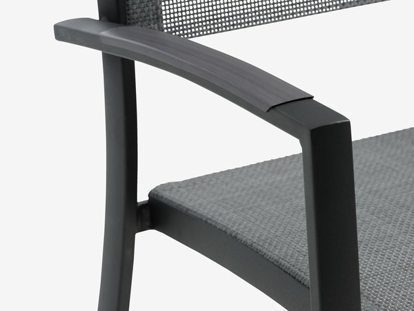 STENUNGSUND L60 table + 2 STRANDBY chair grey