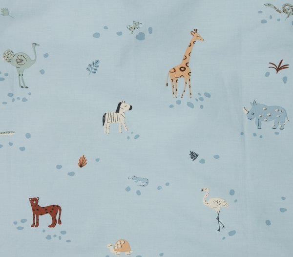 Dekbedovertrek baby ANUR 70x100 blauw