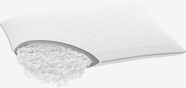 Memory foam pillow 42x65x15 WELLPUR STROKKEN