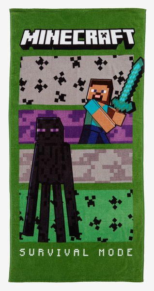 Brisača velur MINECRAFT 70x140