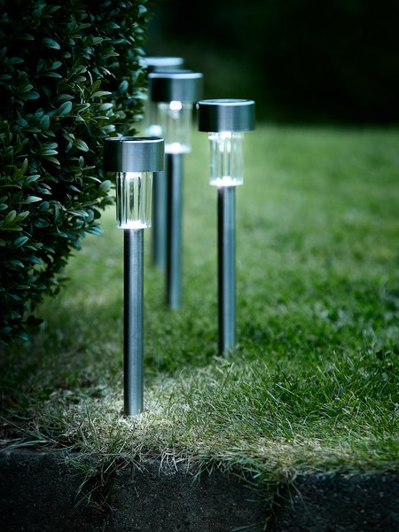 Solární lampa JAKTFALK Ø6×V36 cm černá