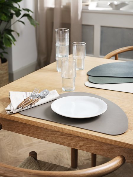 Place mat ARTISKOKK 33x44 beige/grey